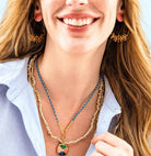 Ink + Alloy Maria Braided Necklace Blue - Fleur - De - Lis Boutique