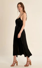 Molly Bracken Black Woven Dress - Fleur-De-Lis Boutique