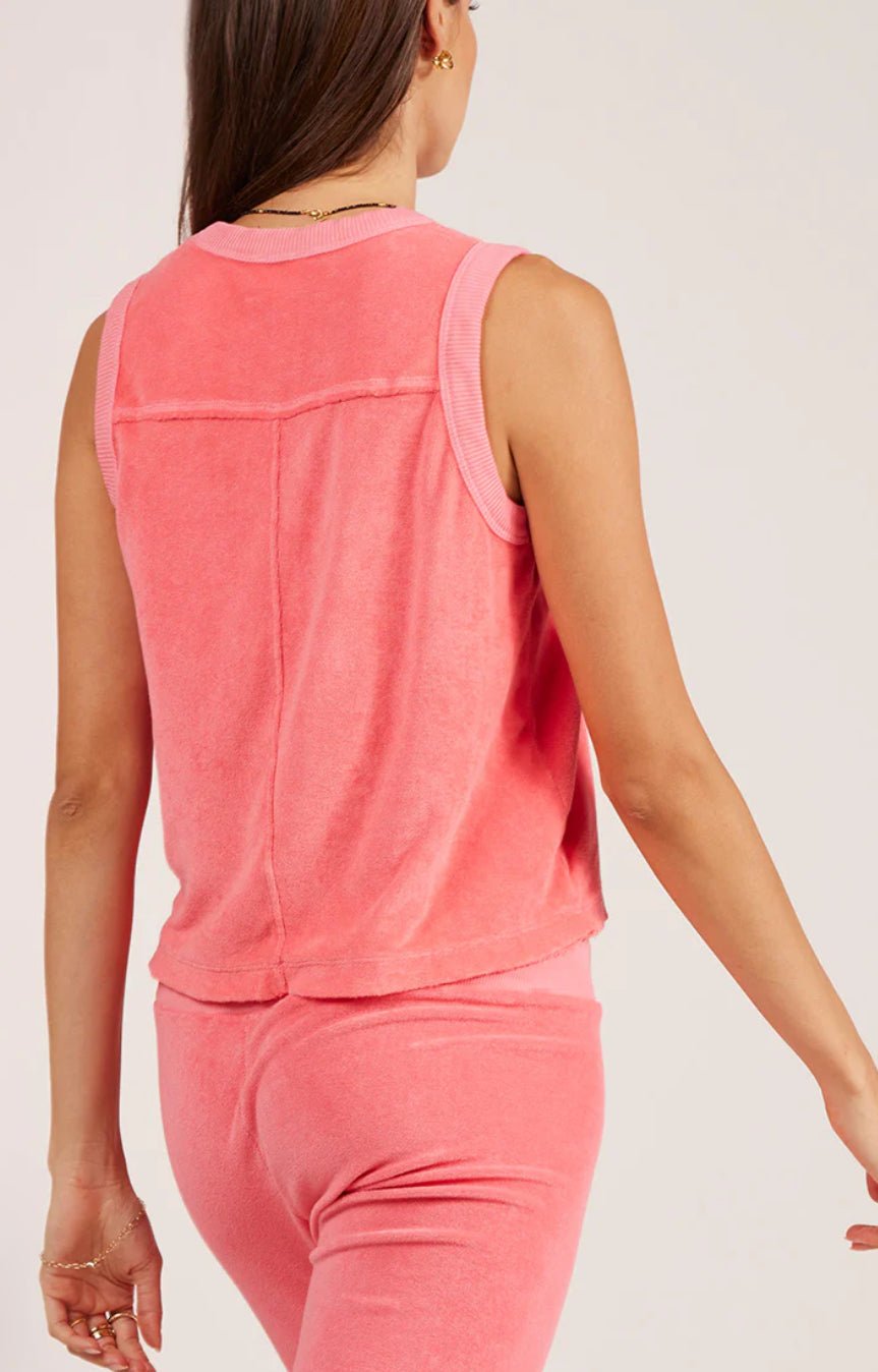 Bobi Los Angeles Comfort Waist Skinny Flare Hot Coral - Fleur - De - Lis Boutique