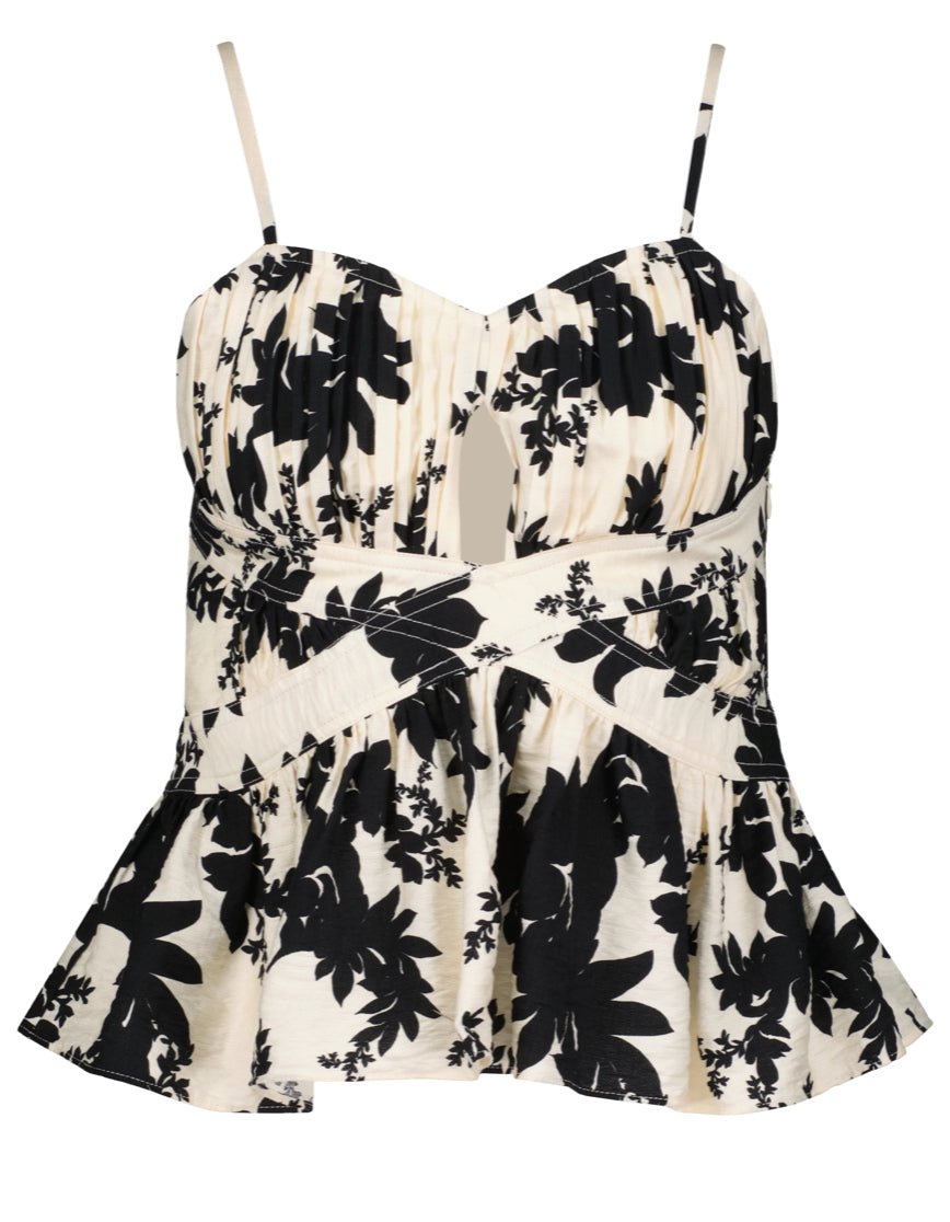 Bishop & Young Athena Peplum Top - Fleur - De - Lis Boutique