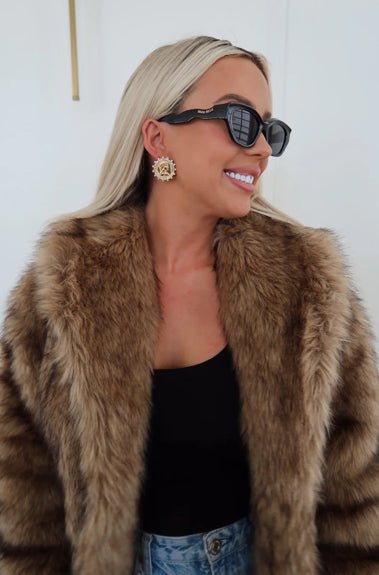 Chansutt Pearls Love Each Other More Coin Earrings - Fleur - De - Lis Boutique