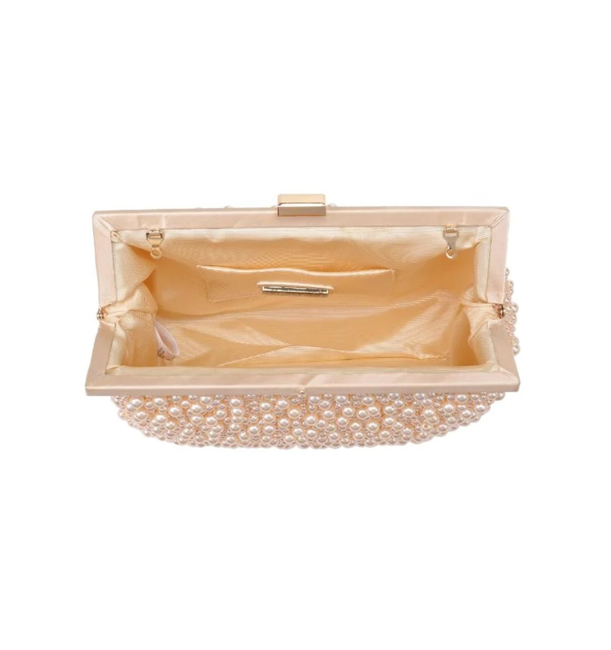 Samira Champagne Evening Bag - Fleur-De-Lis Boutique