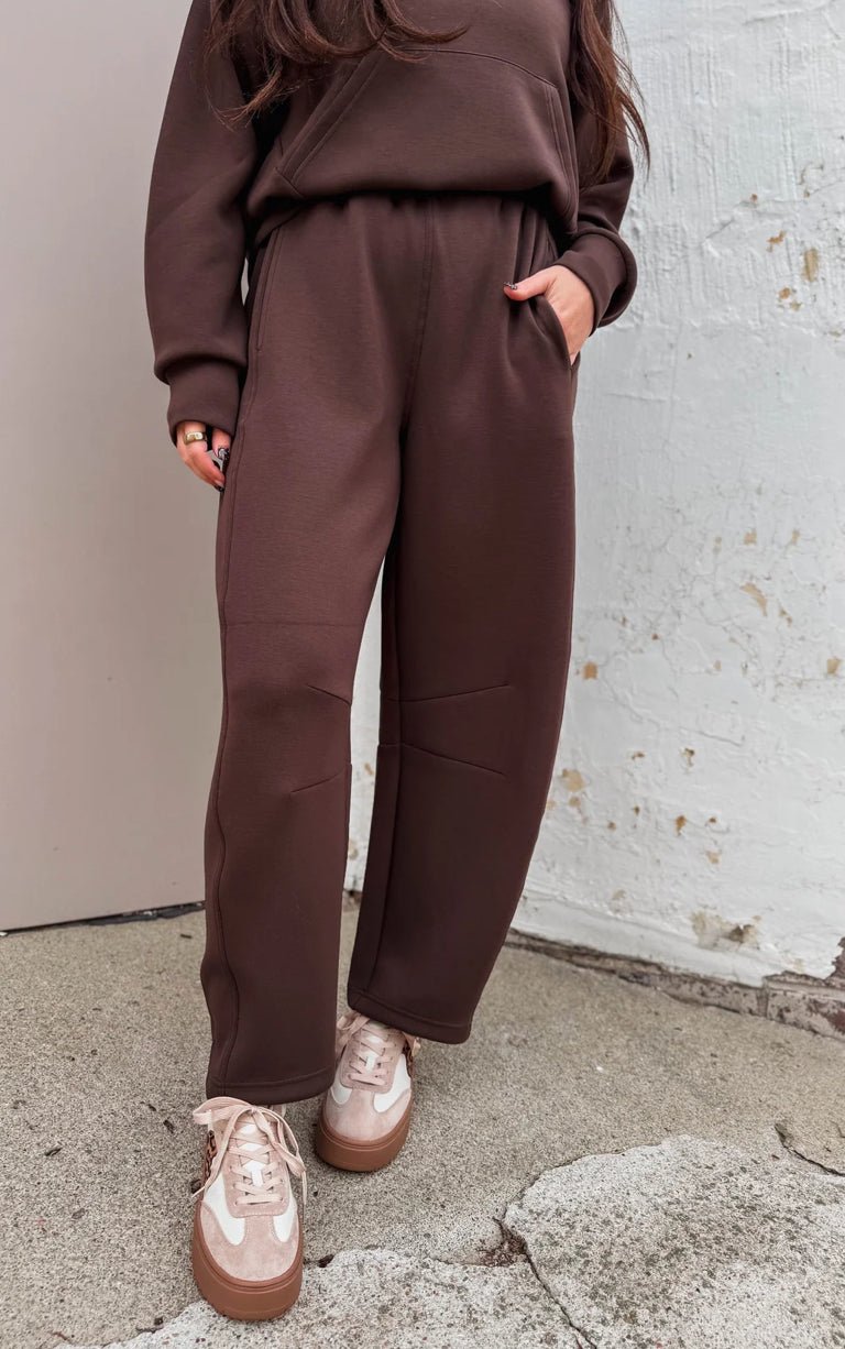 Lenore Pants Coffee Bean - Fleur - De - Lis Boutique