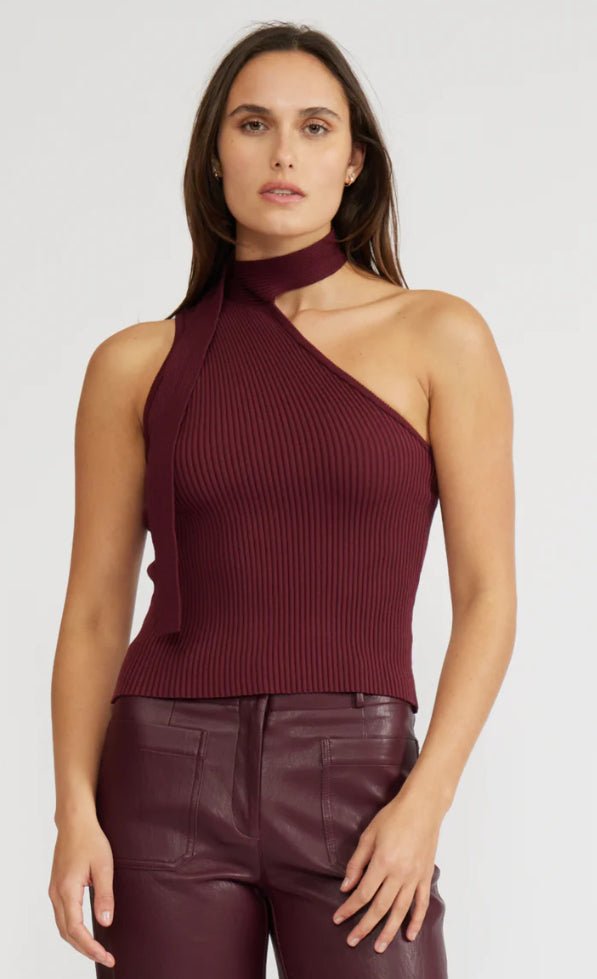 Lucy Paris Selah Top Burgundy - Fleur - De - Lis Boutique