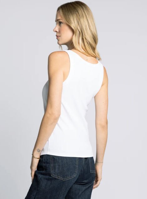 Clarkson Tank White - Fleur - De - Lis Boutique