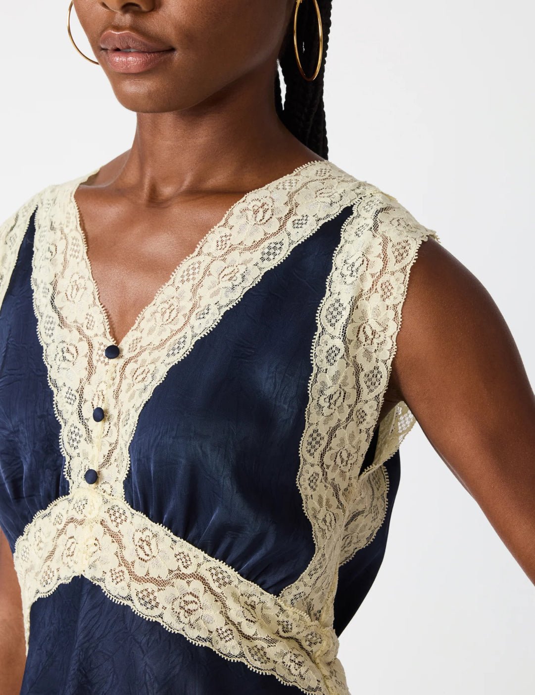 Steve Madden Elinor Top Midnight - Fleur-De-Lis Boutique