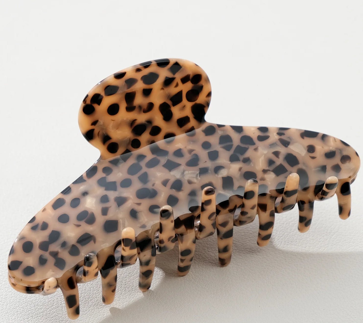 adorro Adrienne Large Claw Clip Wild Leopard - Fleur-De-Lis Boutique