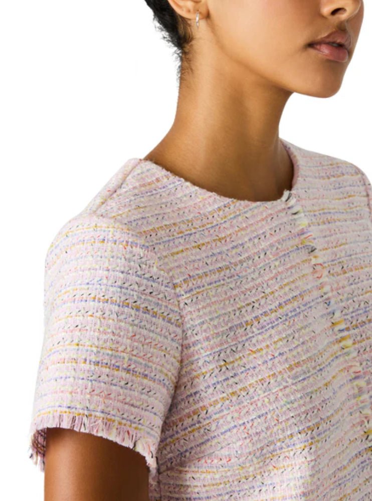 Steve Madden Addie Top Blush Plaid - Fleur - De - Lis Boutique