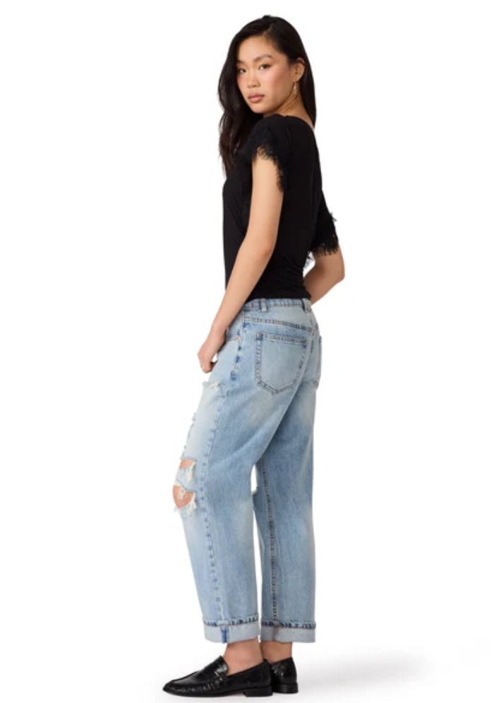 Steve Madden Paloma Knit Top Black - Fleur-De-Lis Boutique