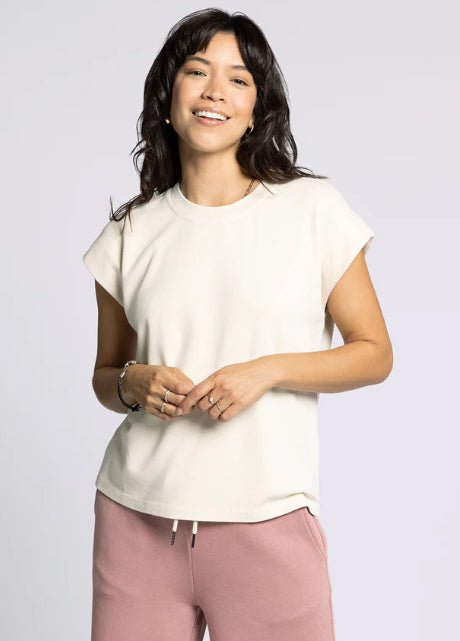 Bella Tee Off White - Fleur - De - Lis Boutique