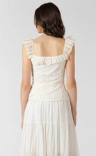 Dex Ecru Eylet Top - Fleur - De - Lis Boutique