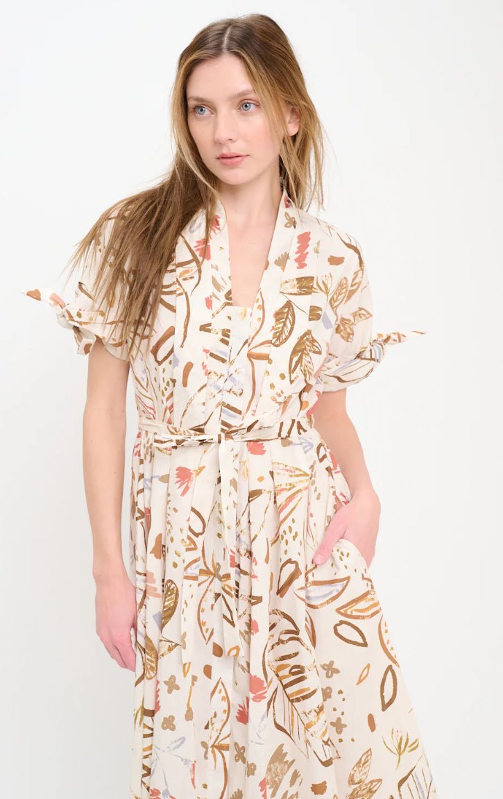 Meet Me In Santorini Olive Grove Shirt Dress - Fleur - De - Lis Boutique