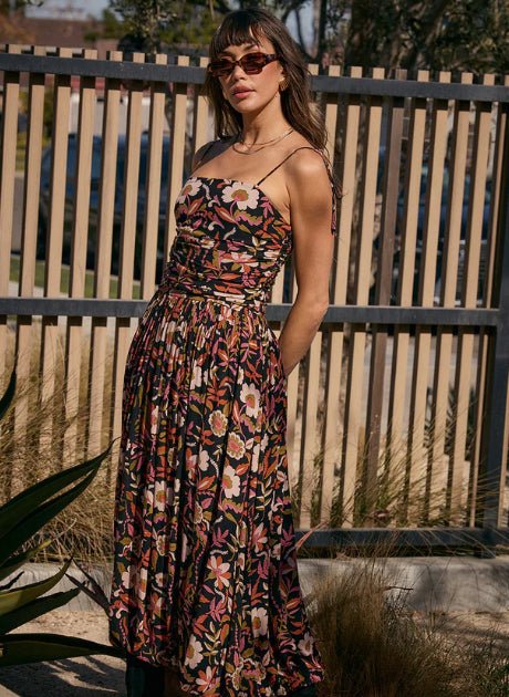 Saltwater Luxe Calysta Midi Dress - Fleur - De - Lis Boutique