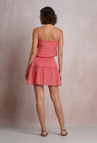 Elan Smocked Mini Dress Pink Bright - Fleur - De - Lis Boutique