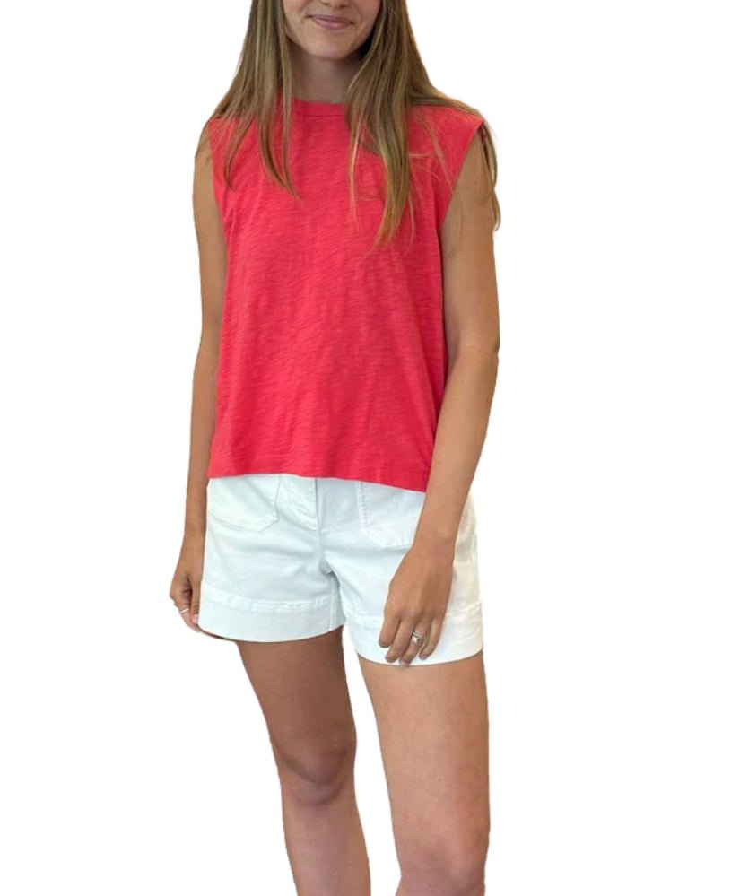 Bobi Los Angeles Snap back sleeveless tee