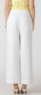 Dex Lace Trim Wide Leg Pant - Fleur - De - Lis Boutique