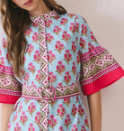 TCEC Multi Short Sleeve Mini Dress - Fleur - De - Lis Boutique