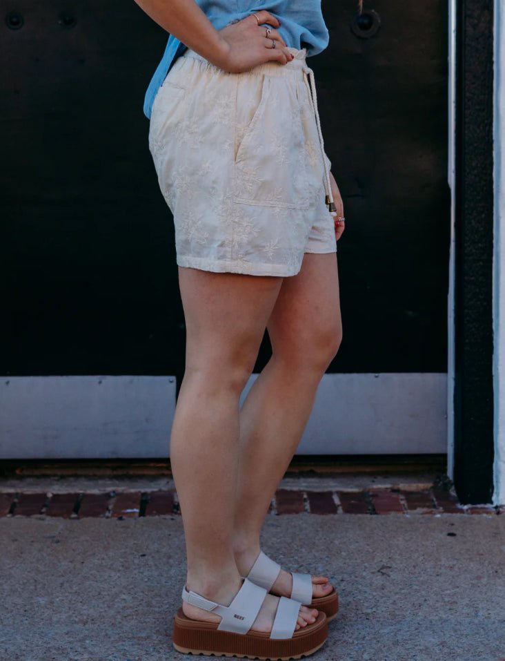 Another Love Audra Shorts Vintage Cream - Fleur - De - Lis Boutique