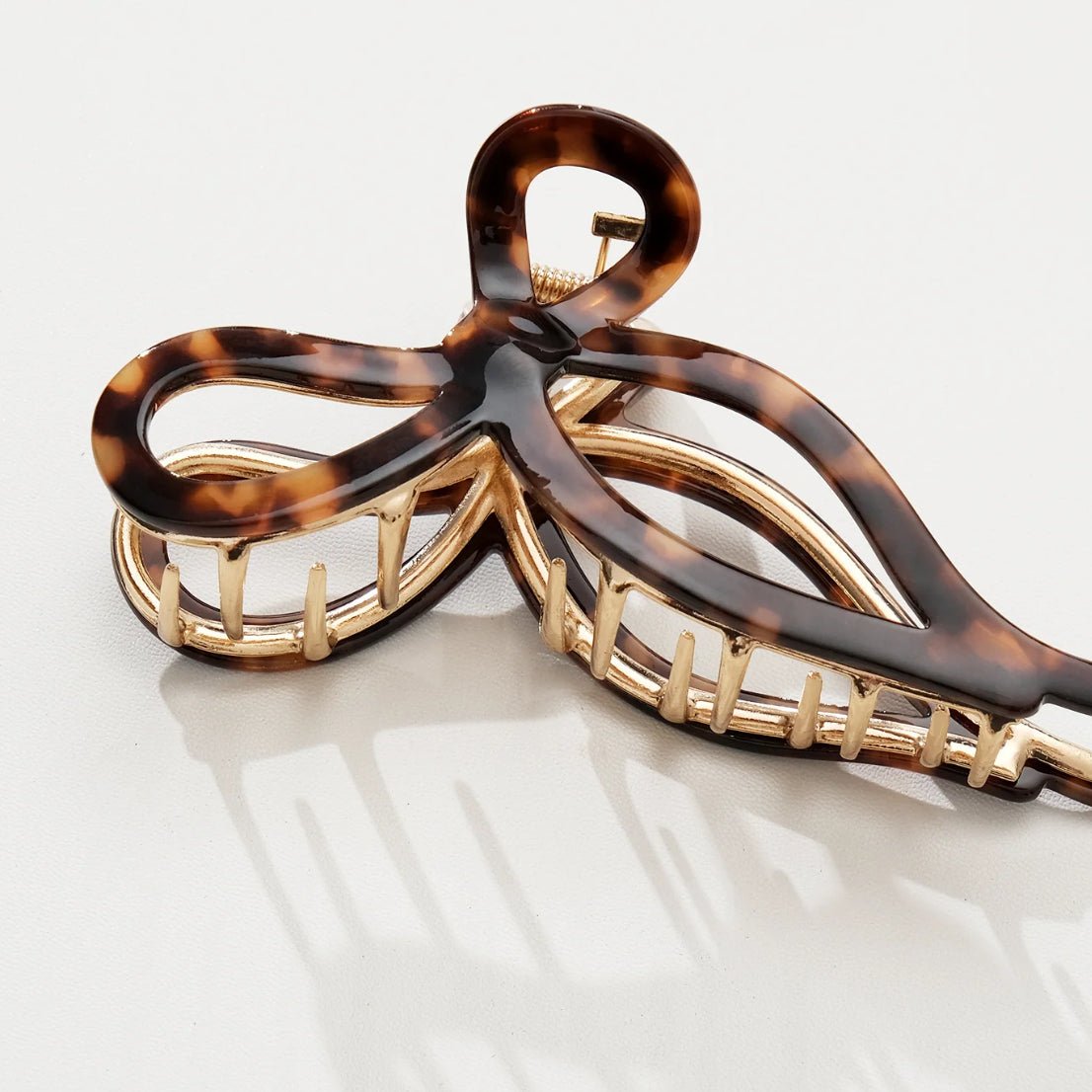 adorro Sabrina Metal Claw Clip Large - Fleur-De-Lis Boutique