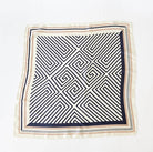 Alice Square Scarf Geometric Lines - Fleur-De-Lis Boutique