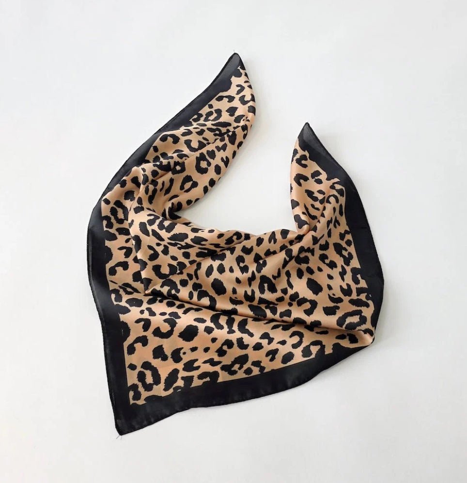 Alice Square Scarf Leopard - Fleur-De-Lis Boutique