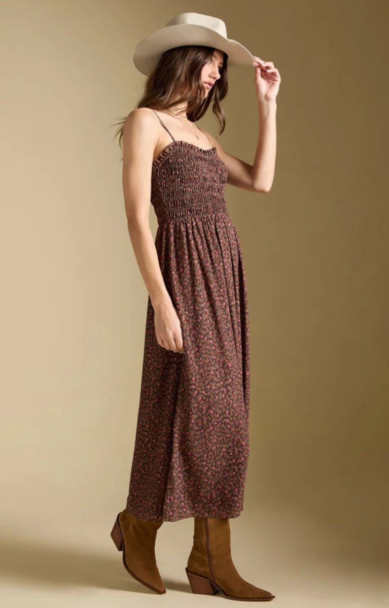 Saltwater Luxe Laken Midi Dress Mocha - Fleur-De-Lis Boutique