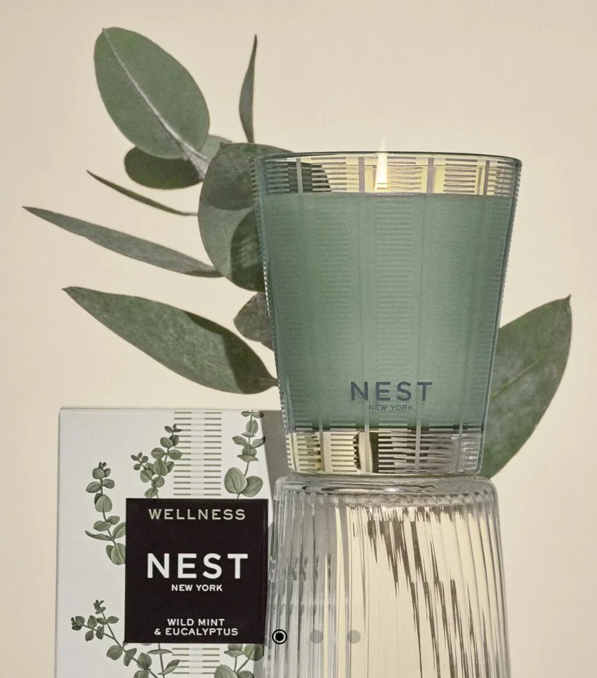 Nest Wild Mint & Eucalyptus Classic Candle 8.1 oz - Fleur - De - Lis Boutique