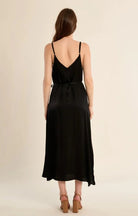 Molly Bracken Black Woven Dress - Fleur-De-Lis Boutique