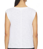 Bobi Los Angeles Kaia Muscle Tee White - Fleur - De - Lis Boutique