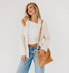 Shay Crossbody Bag Camel - Fleur-De-Lis Boutique
