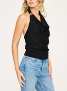 Lucy Paris Kali Twist Tank Black - Fleur - De - Lis Boutique