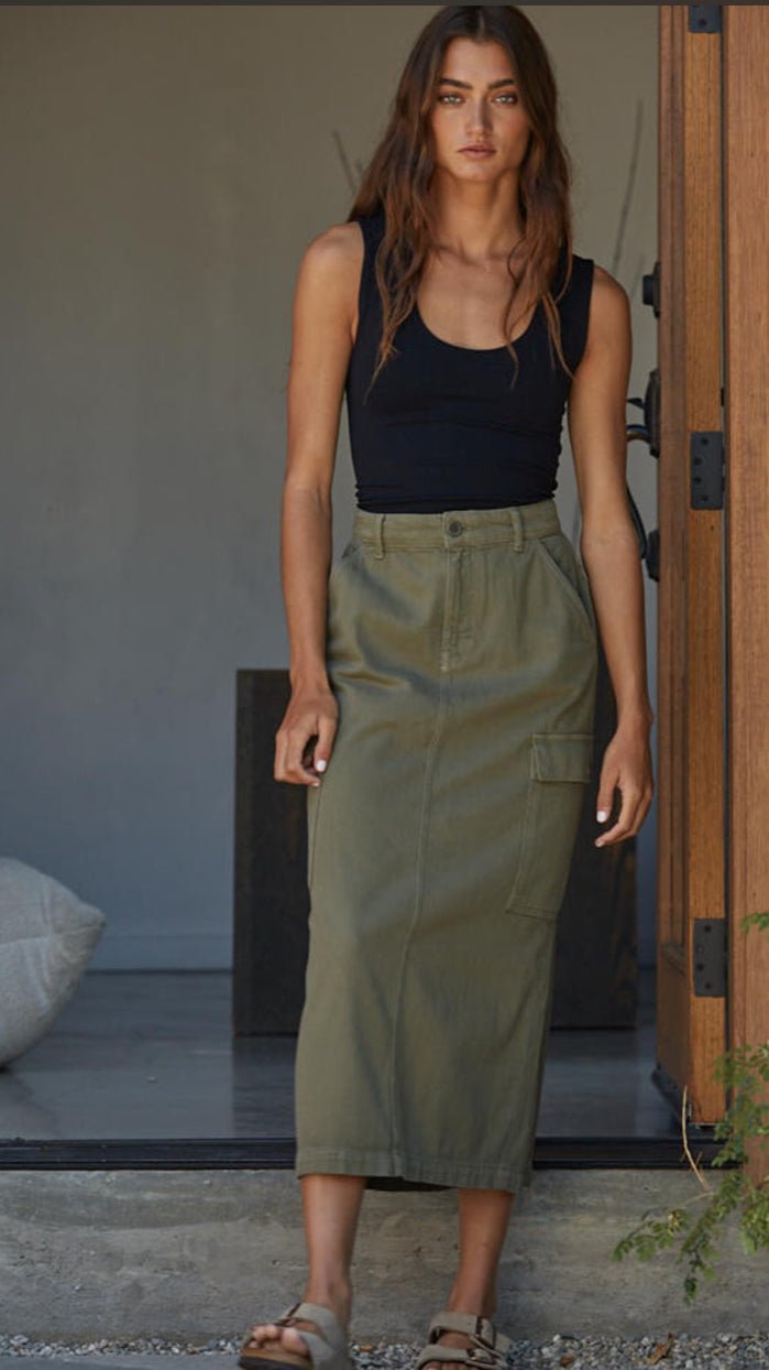 Double Layer Jac Tank Black - Fleur - De - Lis Boutique