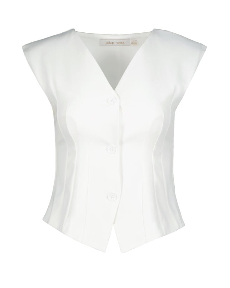 Bishop & Young Muse Vest Salt - Fleur - De - Lis Boutique