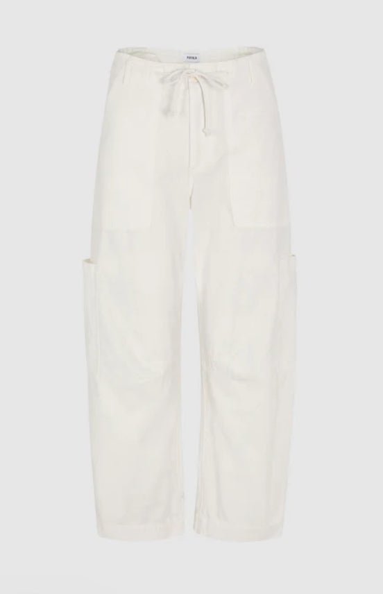 Pistola Sabrina Utility White Pants - Fleur - De - Lis Boutique