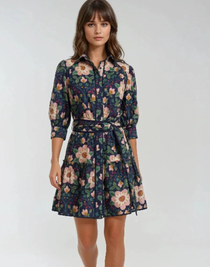 Sincerely Ours Yara Mini Dress Wild Rose Reverie - Fleur-De-Lis Boutique