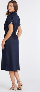 Bishop & Young Lauren Button Front Shirt Dress - Fleur - De - Lis Boutique