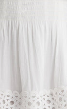 Elan Smocked Mini Dress White - Fleur - De - Lis Boutique