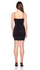 Susana Monaco Flower String Dress Black - Fleur - De - Lis Boutique