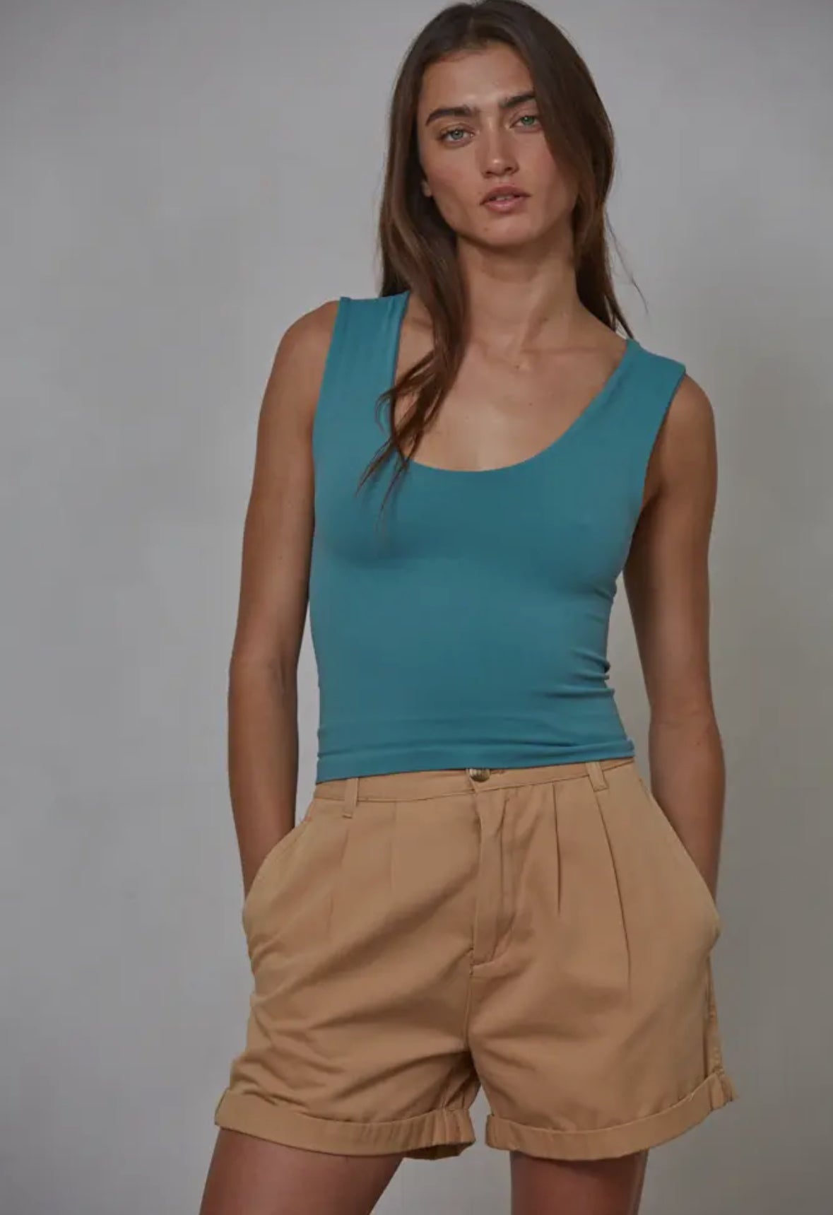 Double Layer Jac Tank Brittany Blue - Fleur - De - Lis Boutique