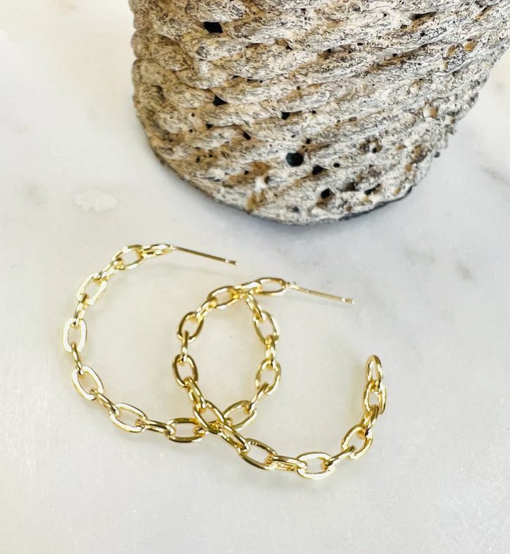 EJ Hoops - Fleur - De - Lis Boutique