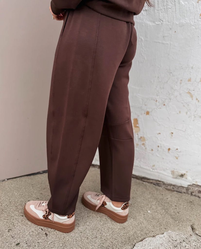 Lenore Pants Coffee Bean - Fleur - De - Lis Boutique