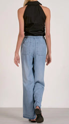 Elan Drawstring Pants Blue - Fleur - De - Lis Boutique