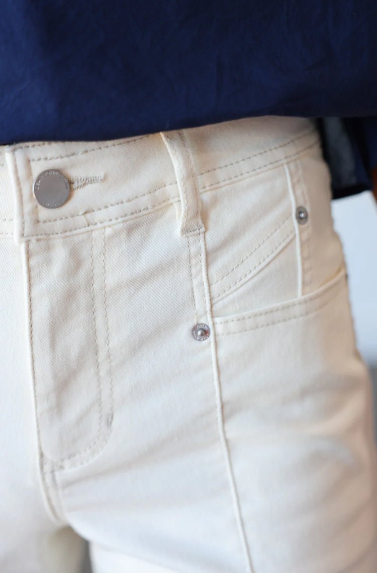 Dear John Julian Shorts White - Fleur - De - Lis Boutique