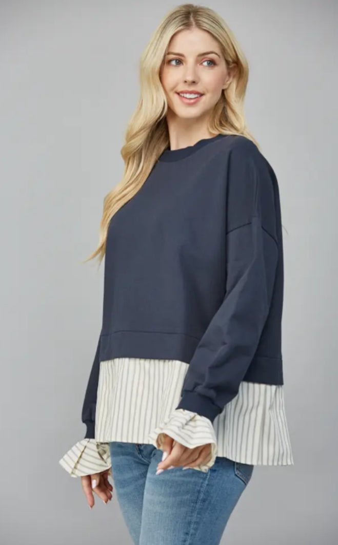 Downtown Layered Top - Fleur - De - Lis Boutique