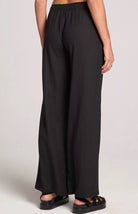Saltwater Luxe Pull On Pant Black - Fleur-De-Lis Boutique