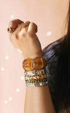BELJOY Emma Stretch Bracelet Light Tortoise - Fleur-De-Lis Boutique