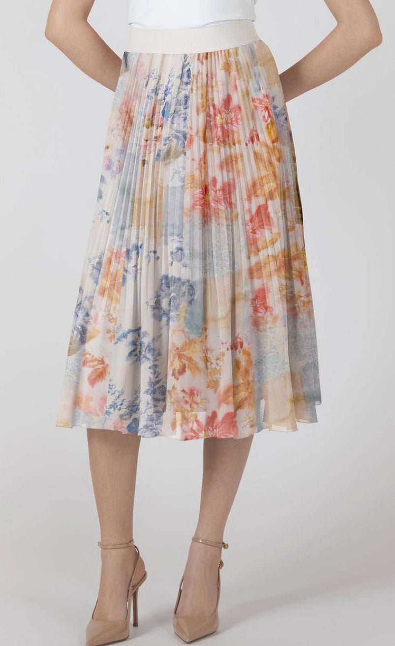 Black Tape Pleated Flower Skirt Flower Patch - Fleur - De - Lis Boutique