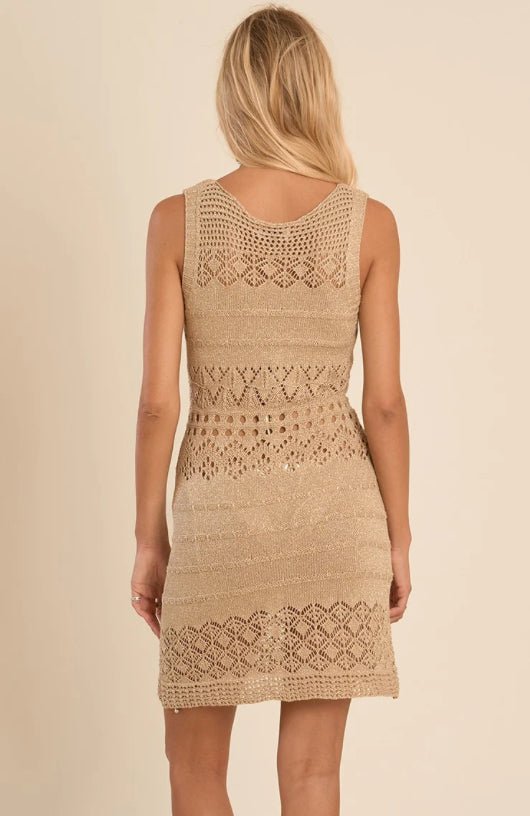 Molly Bracken Crochet Mini Dress - Fleur - De - Lis Boutique