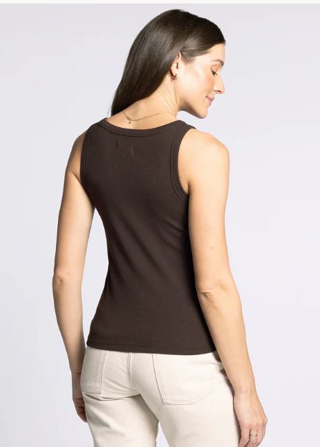 Clarkson Tank Coffee Bean - Fleur - De - Lis Boutique