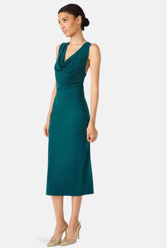 Kalina Dress Midnight Teal - Fleur - De - Lis Boutique